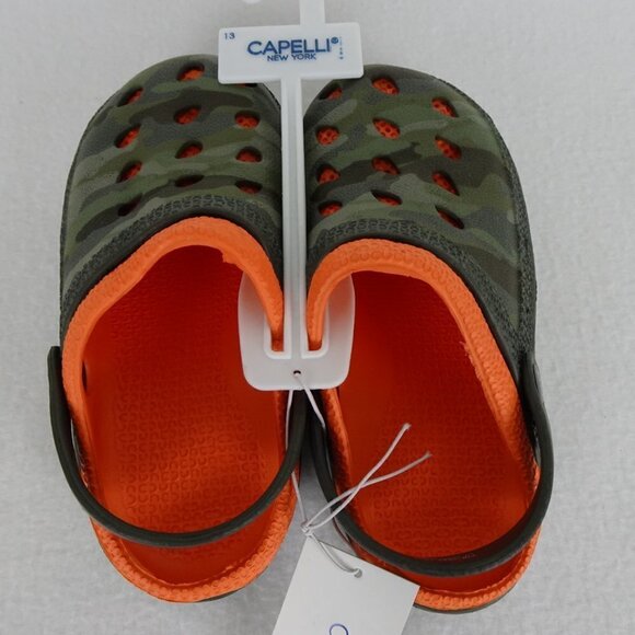 Capelli Camo Shoe Clog Muck Slip On Boys Size 13 Green Camouflage - Picture 2 of 9
